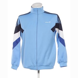Vintage Adidas Light Blue Tracksuit Jacket - Etsy