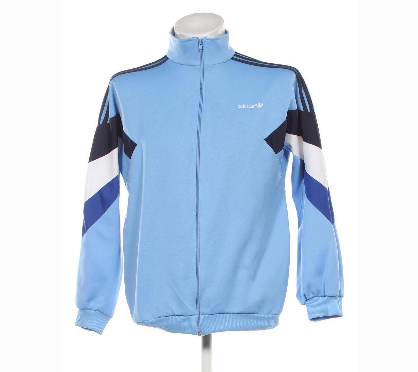 Vintage Adidas Light Blue Tracksuit Jacket - Etsy