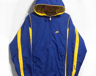 Nike Windbreaker 1/4 Zi Pullover Jacket Vintage Size M - Etsy
