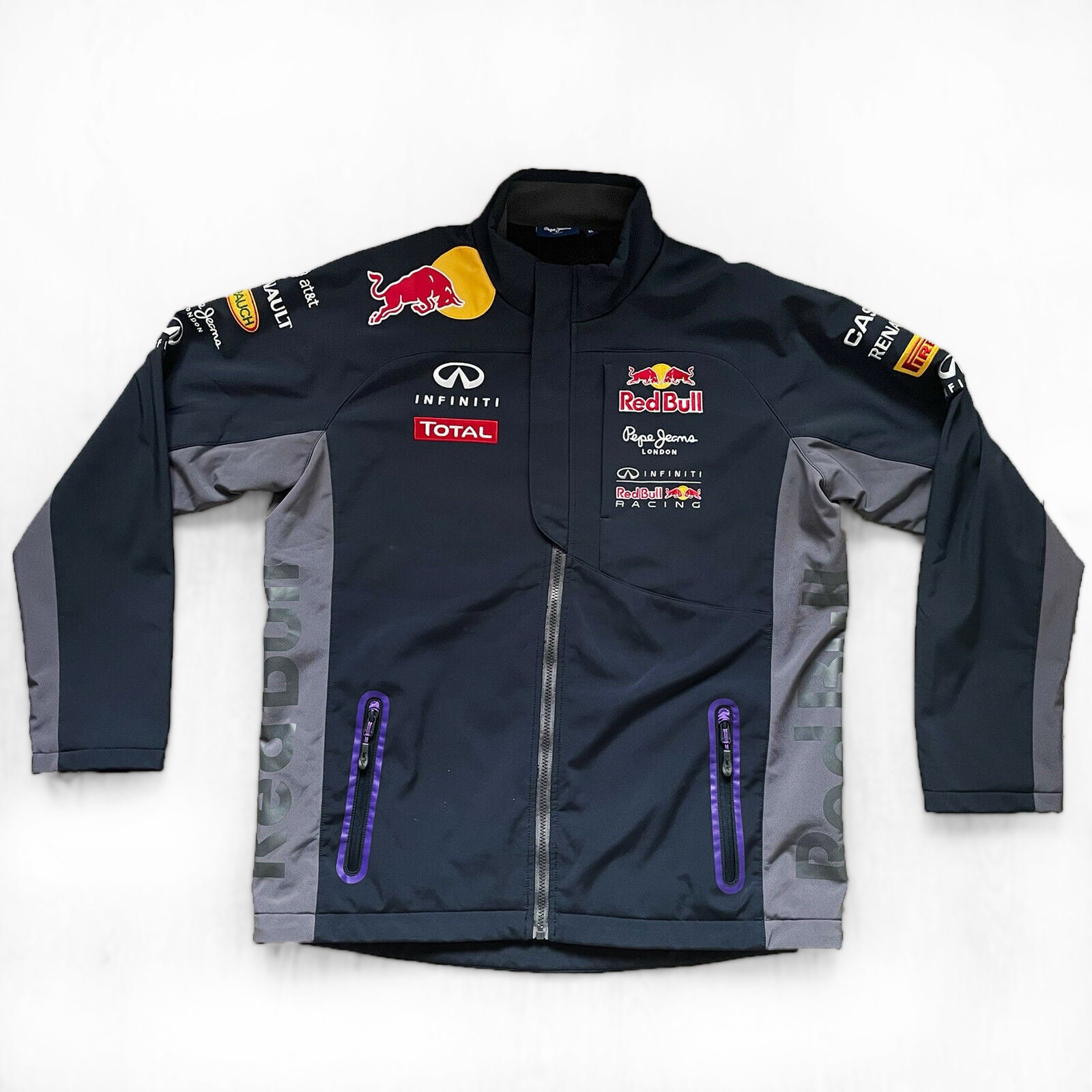 Red Bull Racing Pepe Jeans Total Infiniti Official Softshell - Etsy Ireland