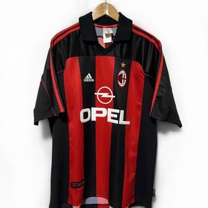 AC Milan 2000 Home football shirt soccer jersey Size XL  Maglia Trikot Camiseta ADIDAS