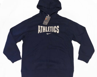 Vintage Nike SPELL OUT Kleine Swoosh Hoodie Sweatshirt Maat L Dames nieuwe WIth Tags