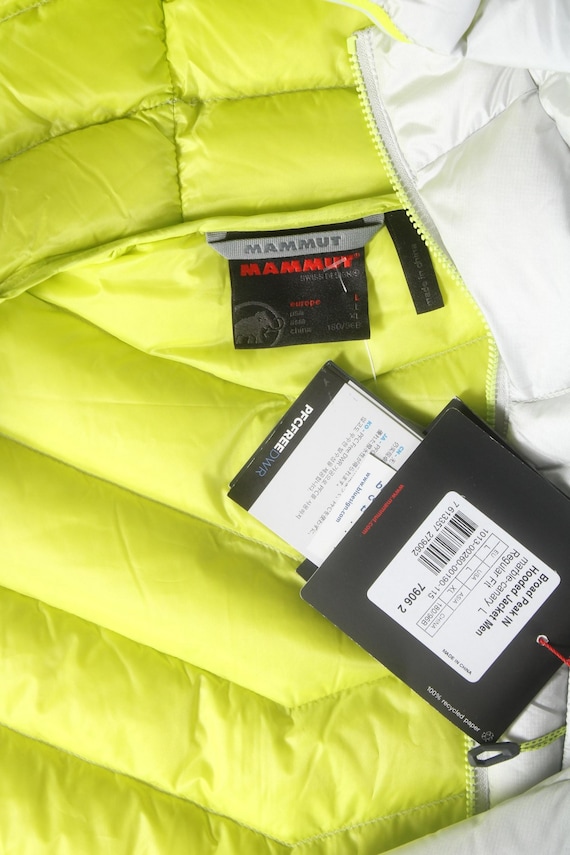Mammut yellow puffer jacket 2025
