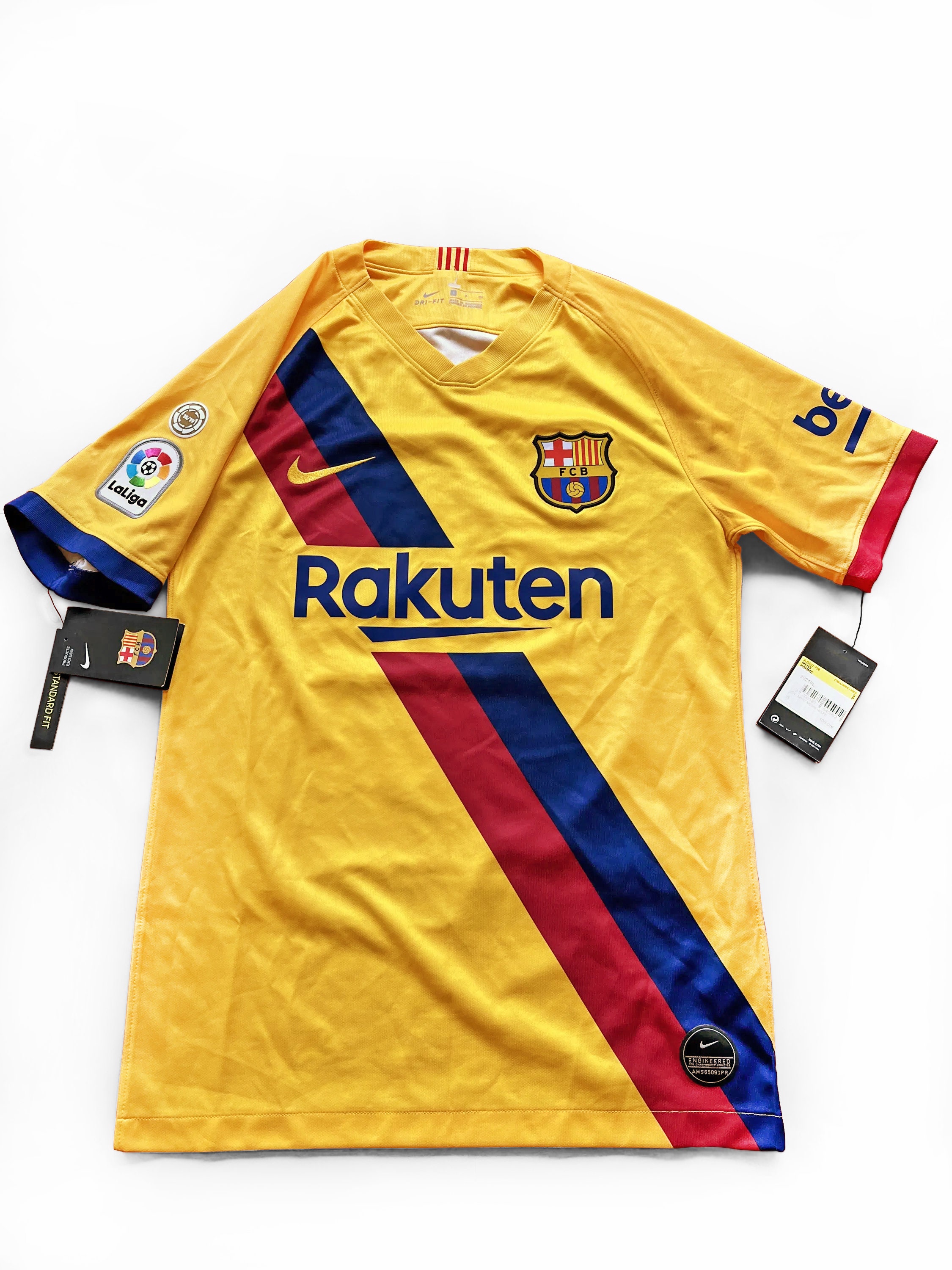 Camiseta barcelona amarilla 2020 hotsell