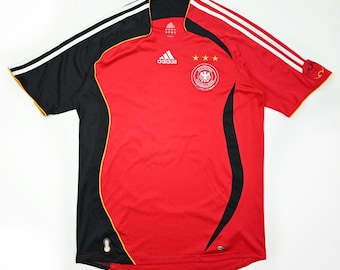 GERMANY DEUTSCHLAND 2005 2007 Away Football Shirt Soccer Jersey Size L maglia