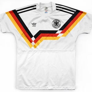 GERMANY DEUTSCHLAND 1990 Home Football Shirt Soccer Jersey Adidas