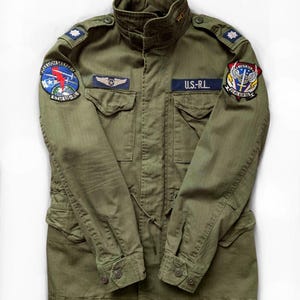 Jaqueta militar Polo Ralph Lauren M-65 do Exército dos EUA, o icônico modelo de campo, tamanho masculino P.
