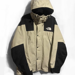 The North Face 1990 Gore-Tex Mountain Jacket off White/Black   Size XL RARE Vintage