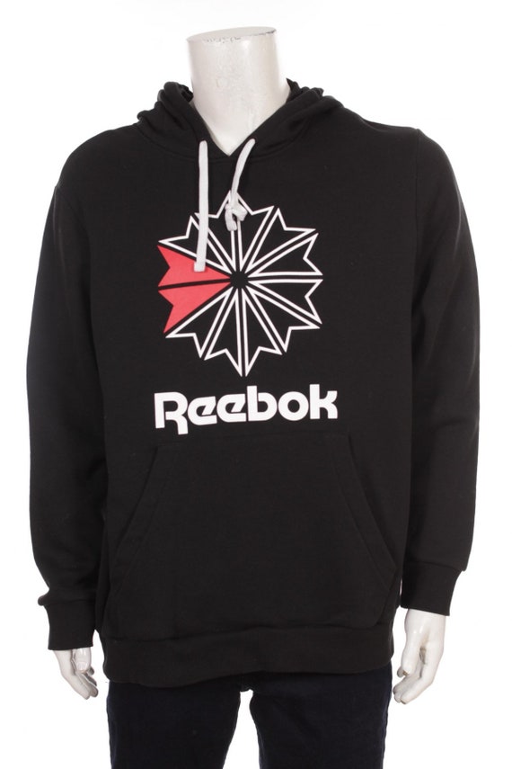black reebok jumper