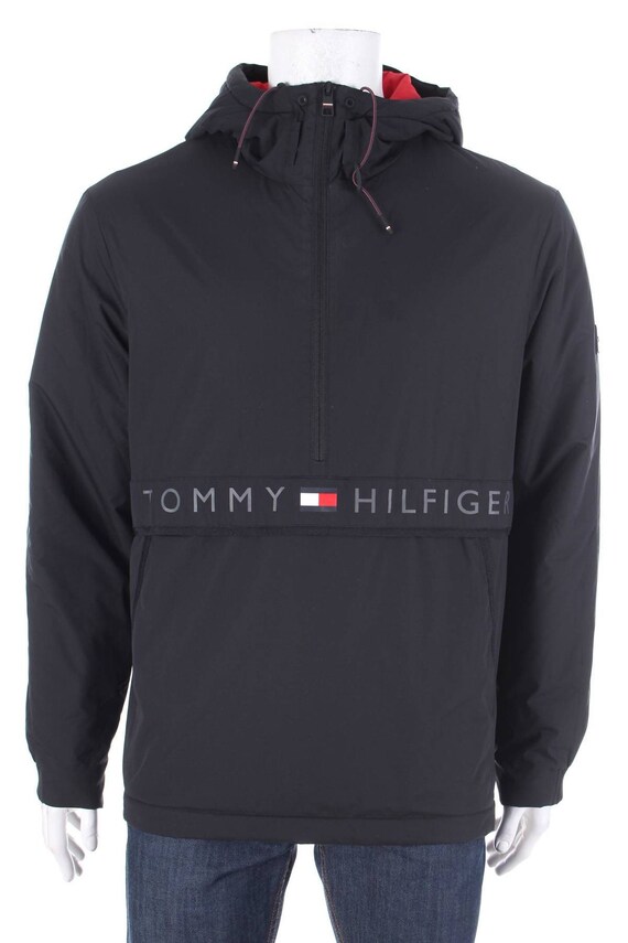 tommy hilfiger padded half zip anorak