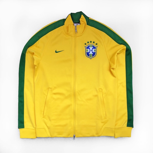 Brazil Nike N98 2013-14 Track Jacket football soccer Size S