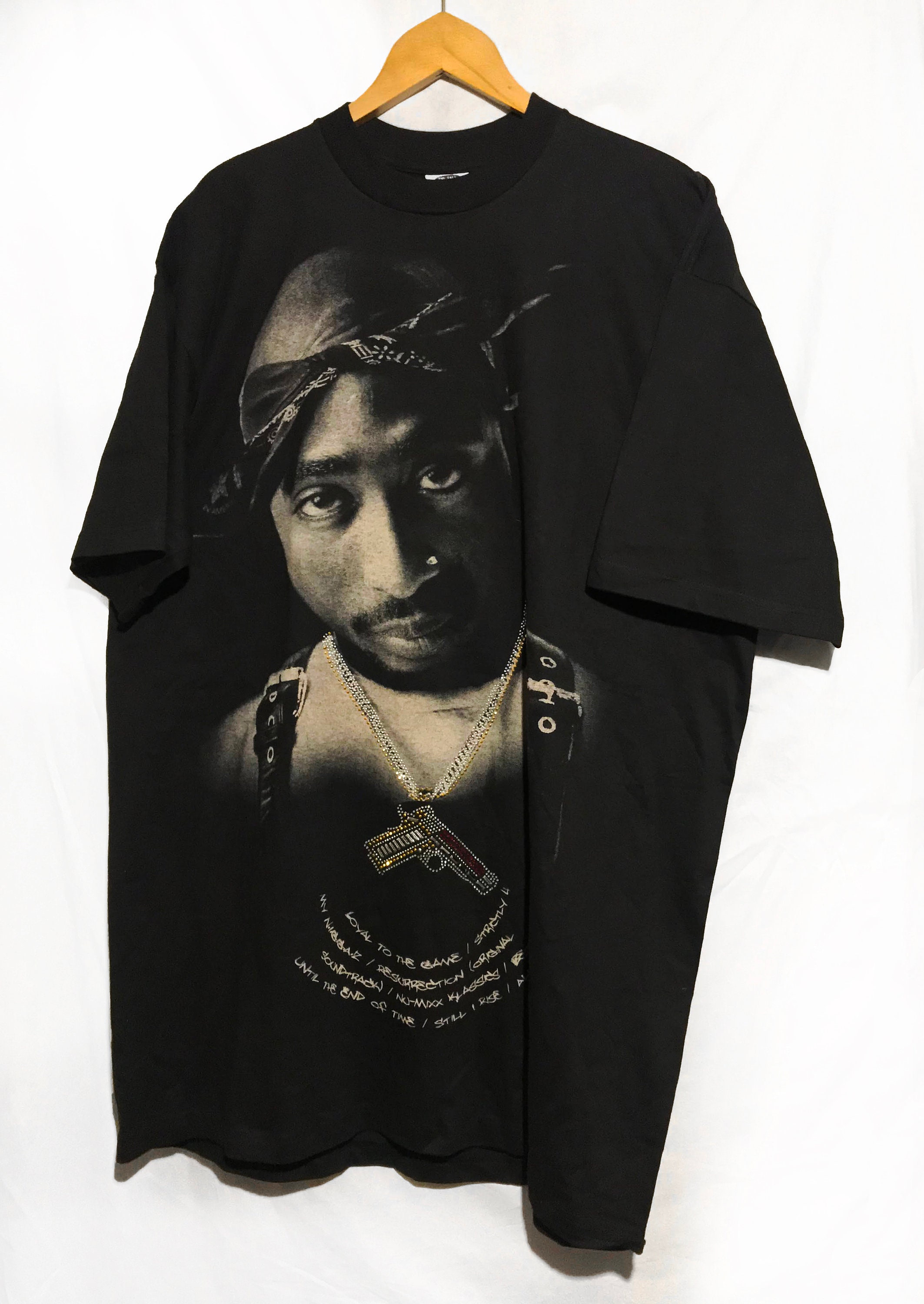 希少 2pac tupac vintage raptees Tシャツ 2XL - トップス