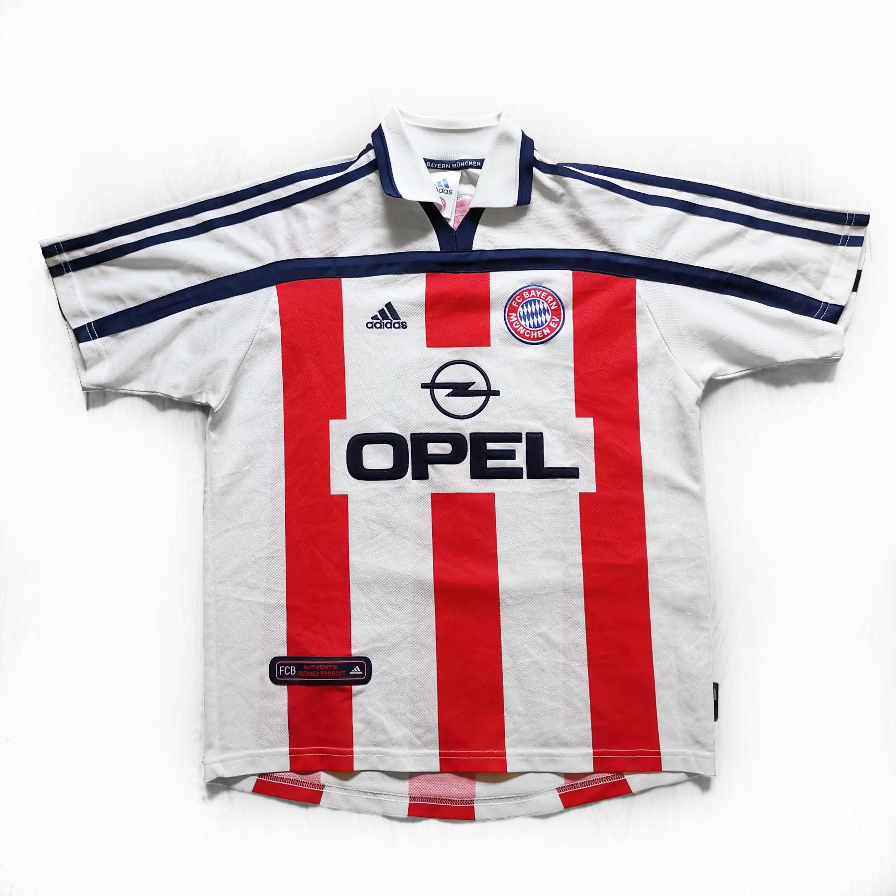 Maillot de football Bayern Munich 2000 exterieur Elber #9 Maillot de football taille M maglia trikot - France