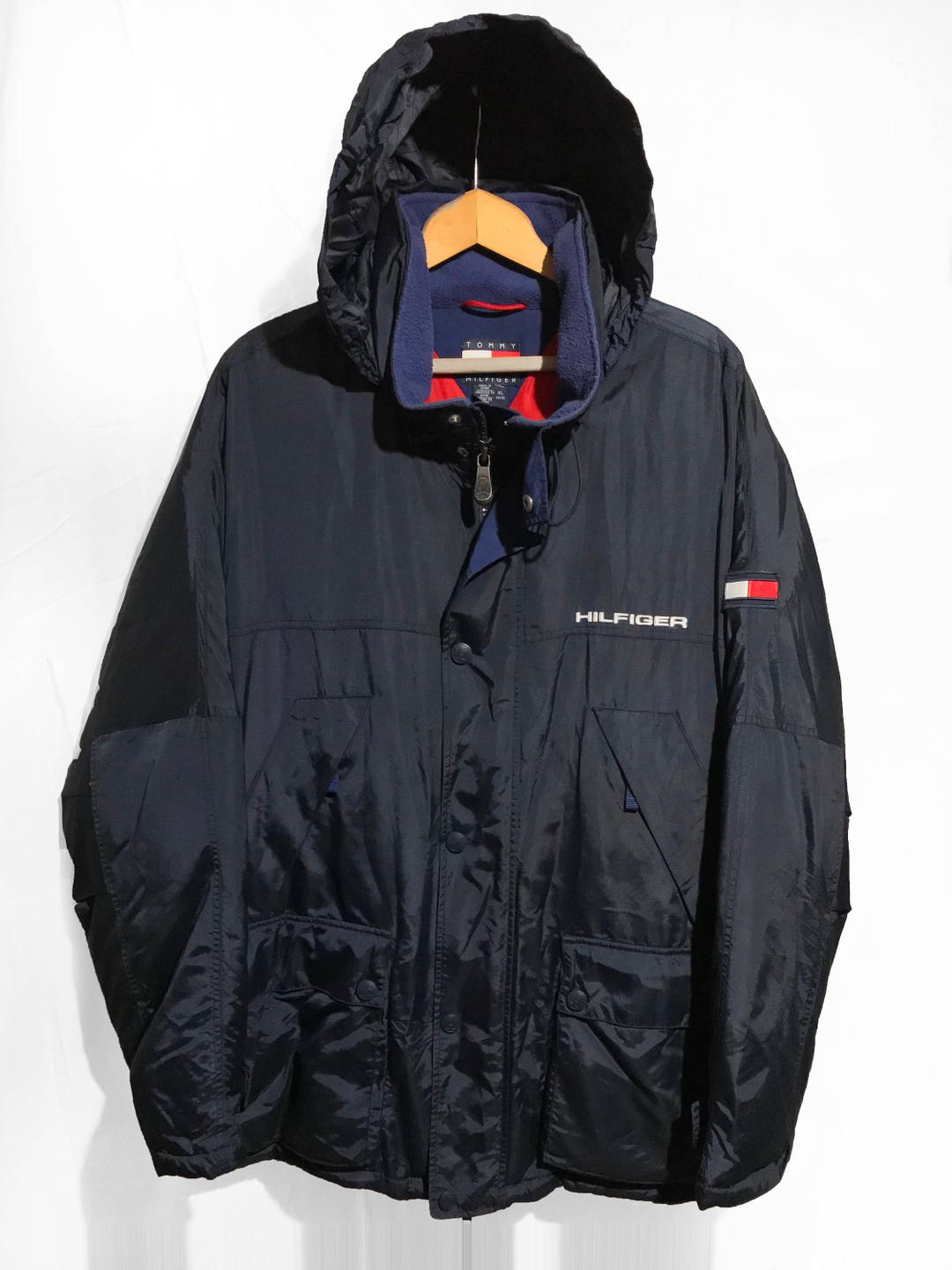 Vintage 90s Tommy Hilfiger Goose Down Proof Hooded Parka - Etsy