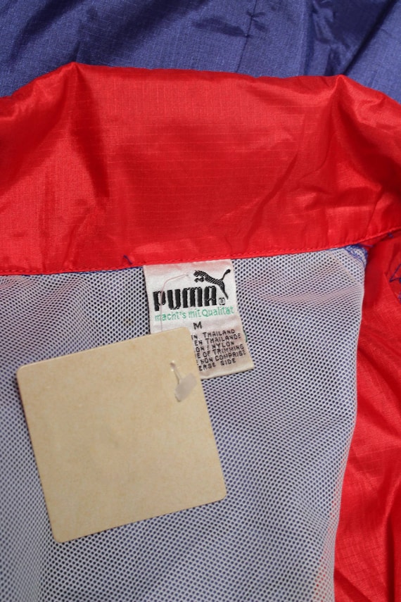 Puma Windbreaker  Half zip Pullover Jacket Color … - image 5