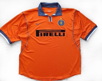 Vintage Inter Mailand 2000-2001 Ausweichtrikot Fussball Trikot Nike Grösse XL Maglia Trikot Camiseta