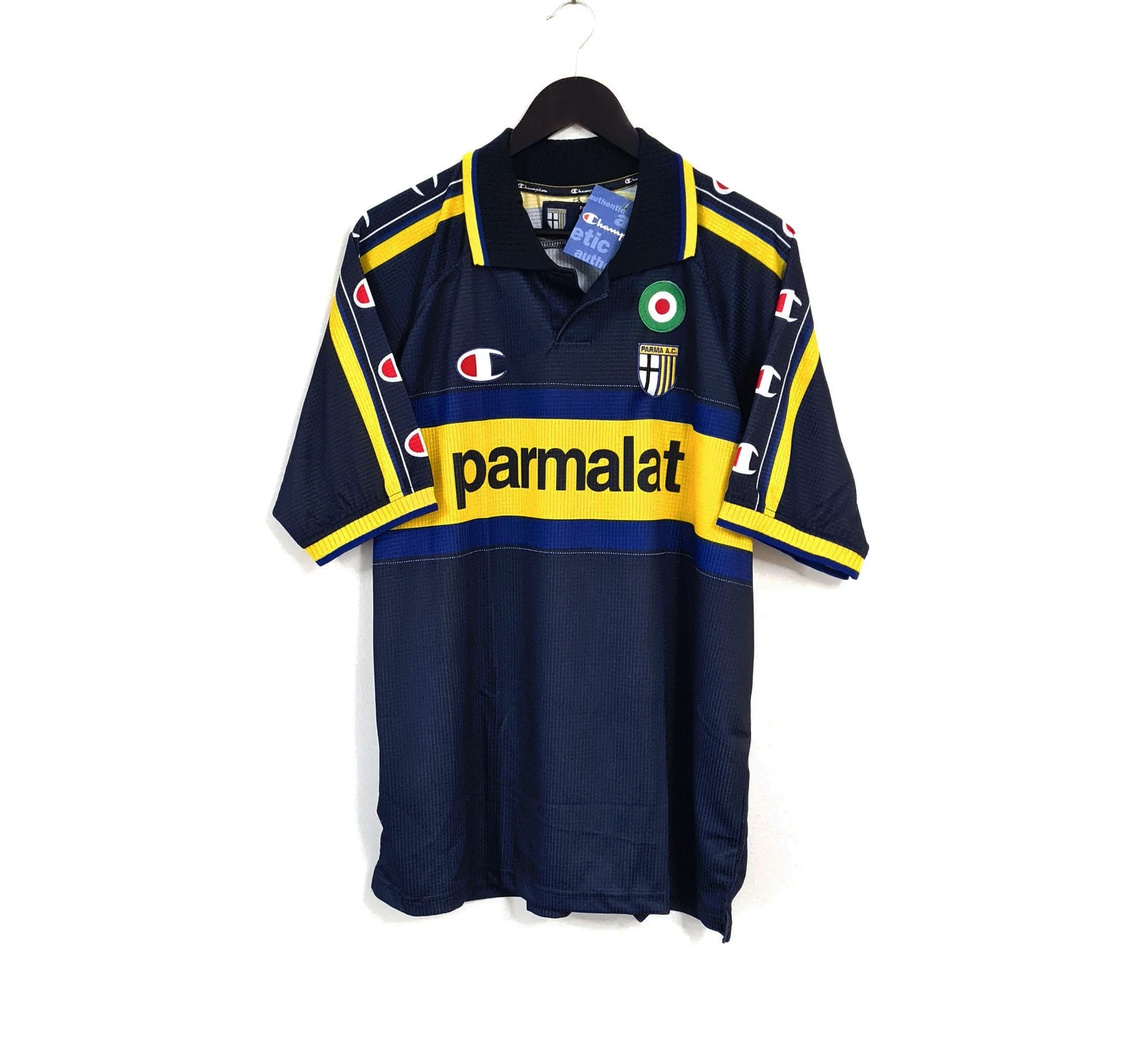 Diadora  Youth Jersey Soccer Futbol Shirt Sports Custom Parma Polo Sm 