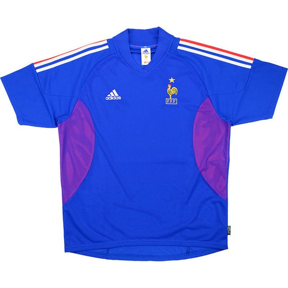 ウェア 2002 FRANCE ZIDANE Home shirt 2002-04 France Home Shirt Zidane #10 - 5/10 - (M)