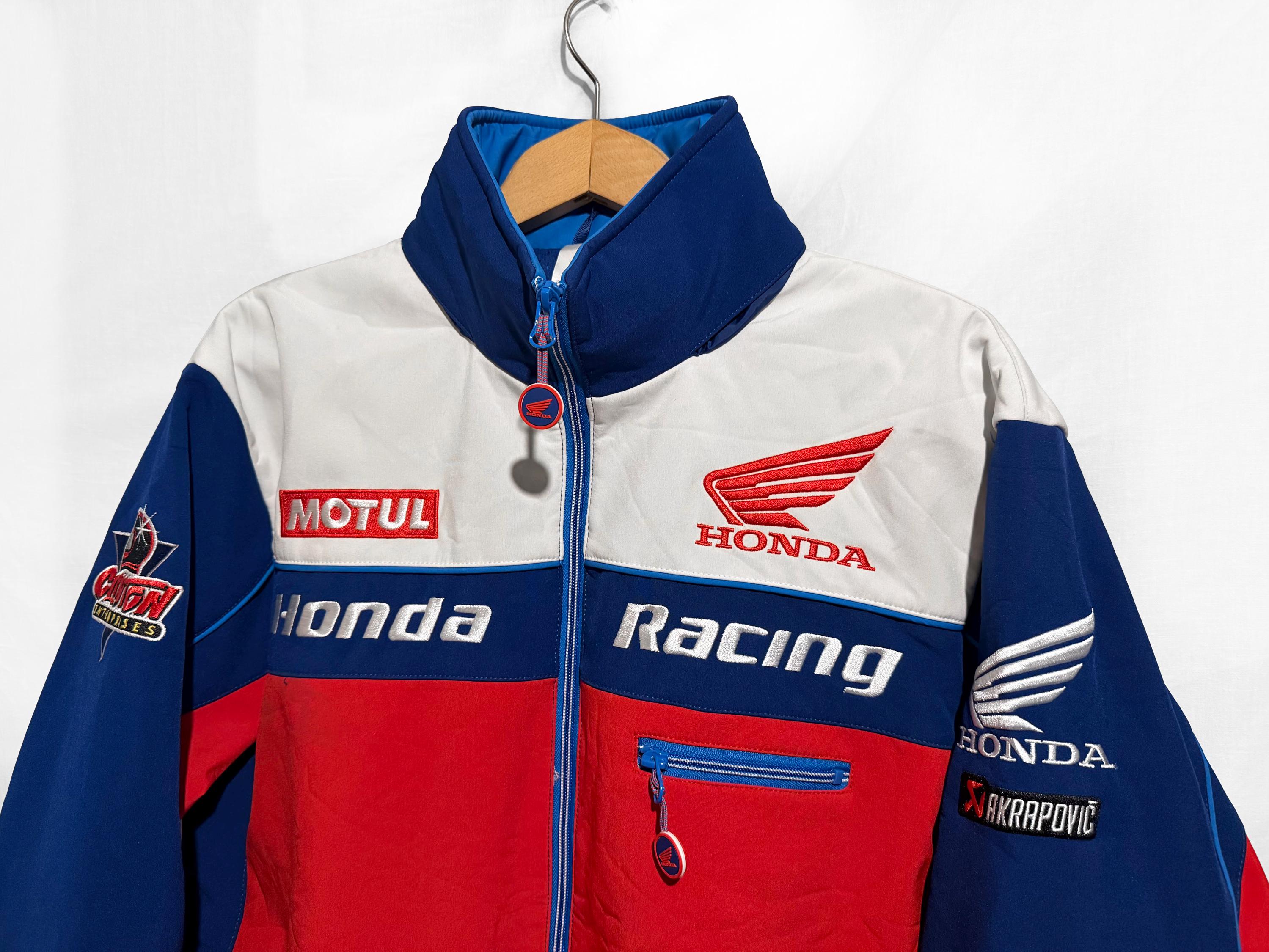 Honda Racing Jacket Size M Blue/red /white Softshell Official