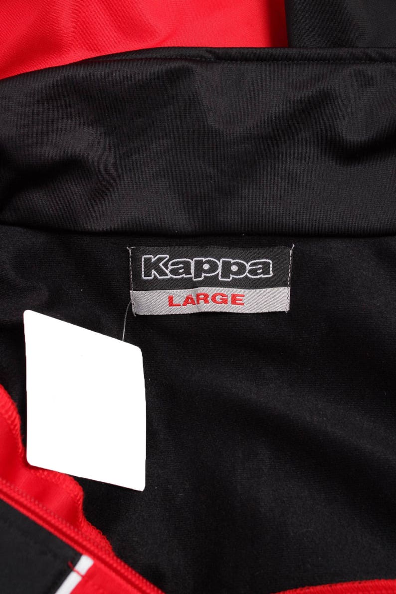 Vintage Kappa Windbreaker Tracksuit Top Jacket Black/red/white Size L ...