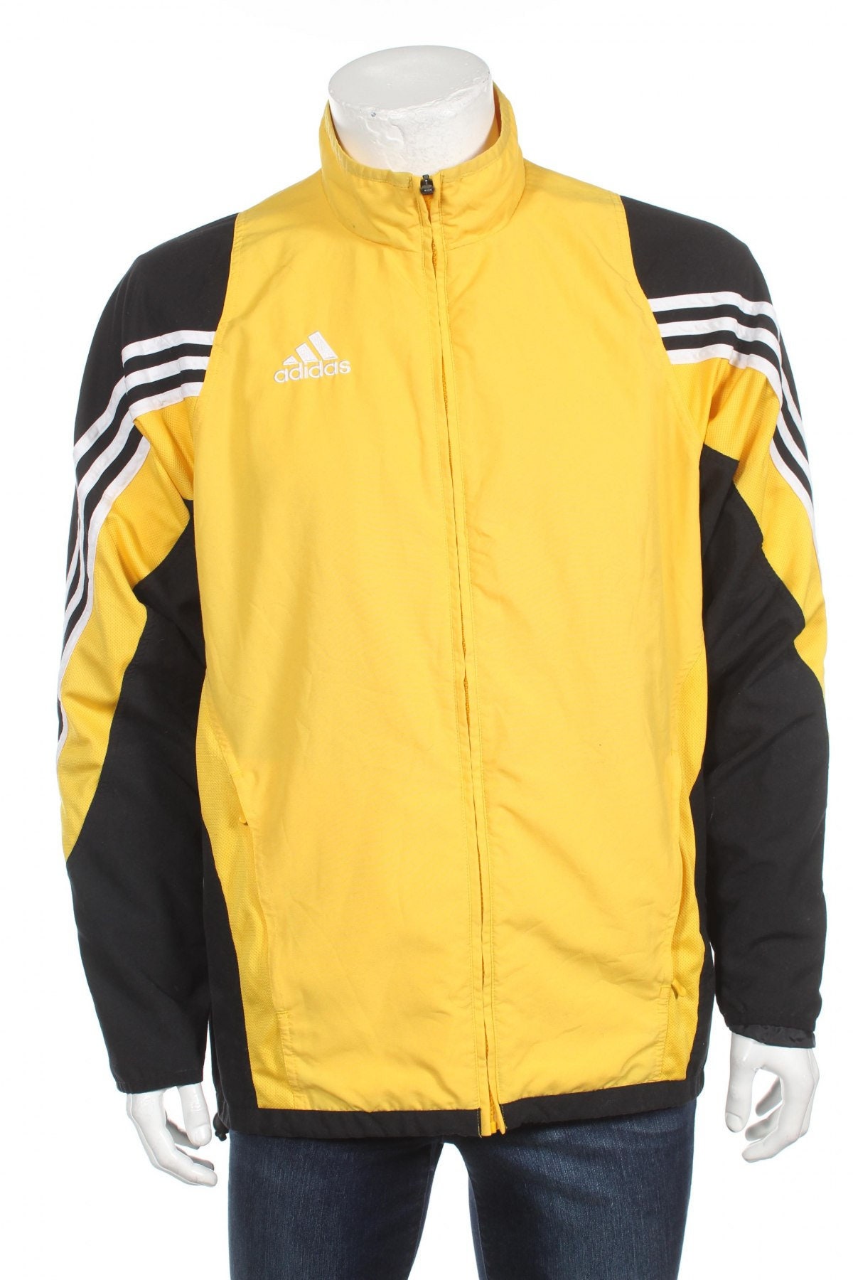 black yellow adidas jacket