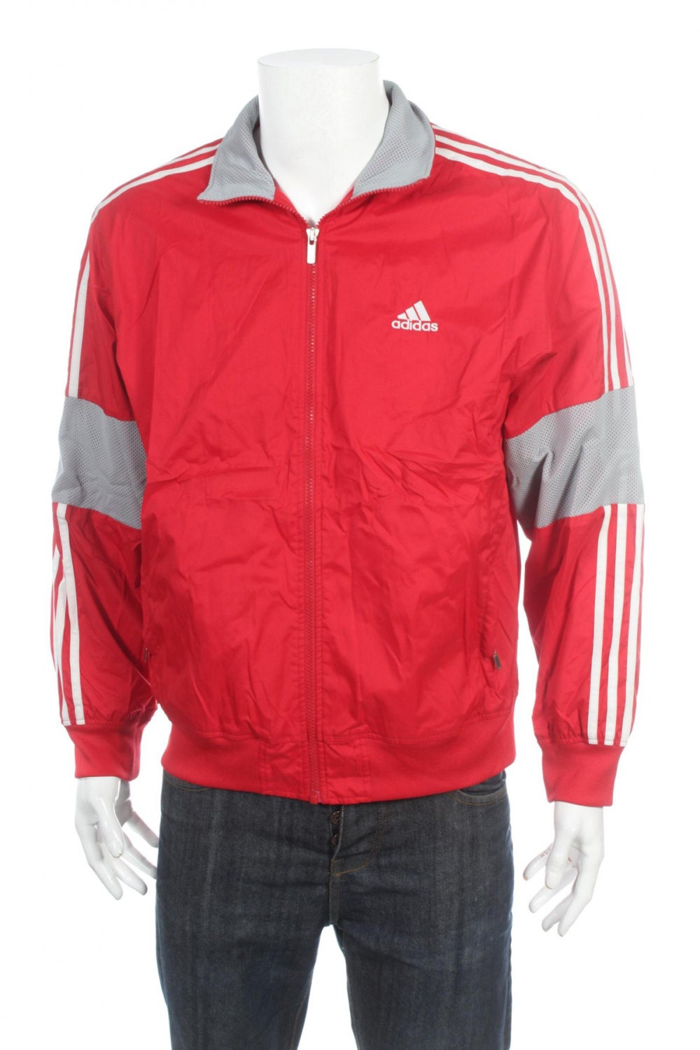 Veste top Adidas coupe-vent survêtement Vintage Big Logo ...