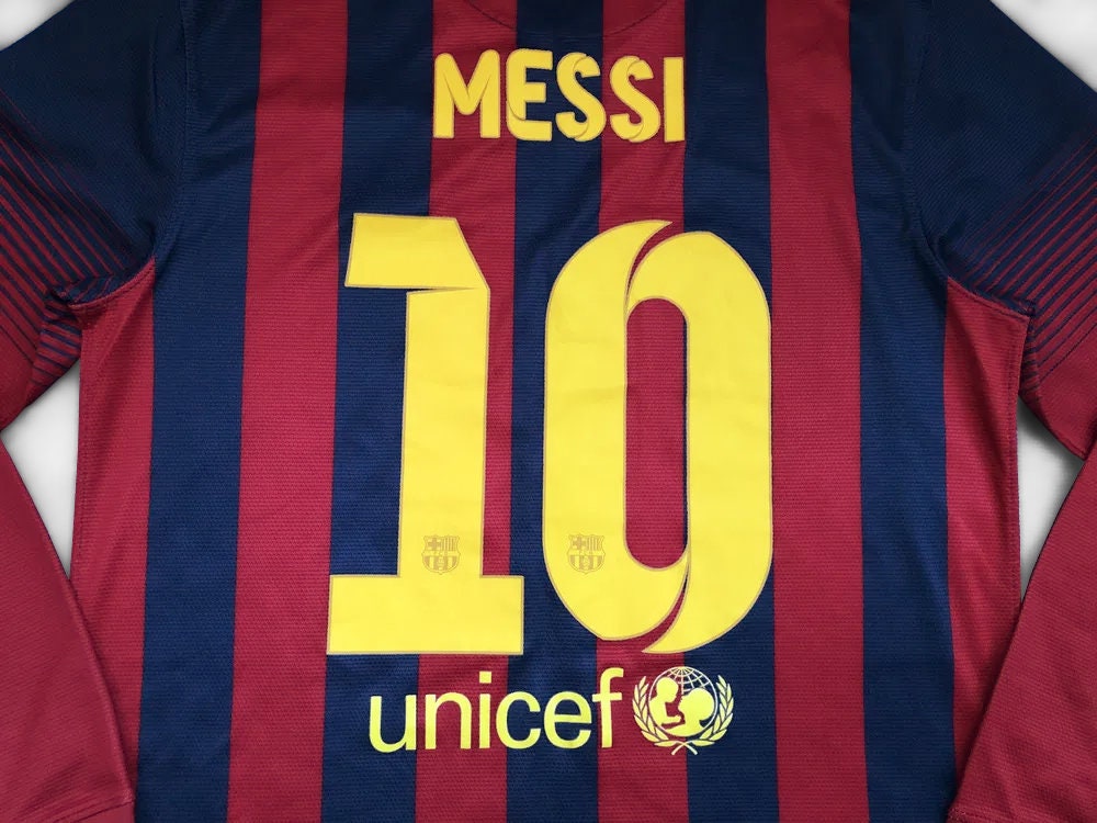 FCバルセロナ 2013-14 メッシ #10 長袖ジャージ (サイズ M) - Etsy 日本
