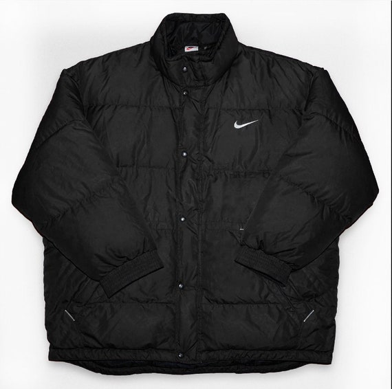 Vintage 90s Nike Swoosh Puffer Jacket 