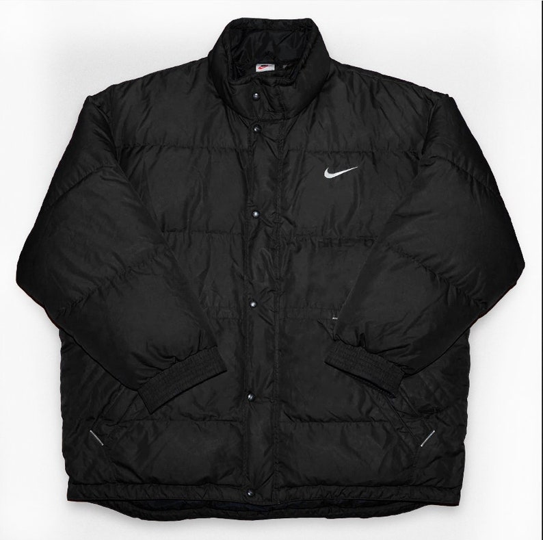 vintage 90s nike puffer jacket