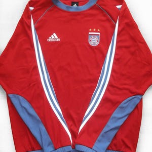 Bayern Monaco 2005 Felpa da allenamento da calcio T-shirt da calcio Sz XL Fußball Trikot
