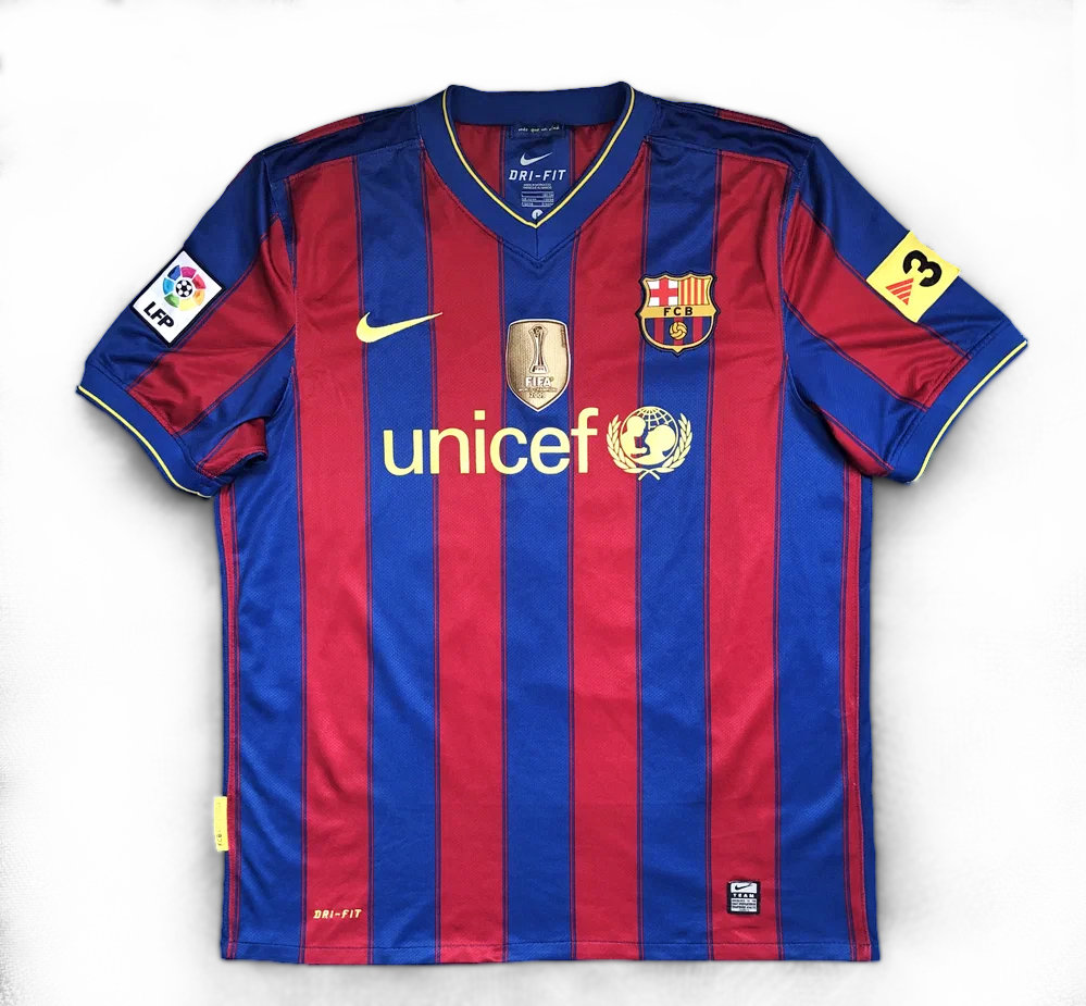 BARCELONA 2013 2014 MESSI 10 AWAY BLACK UCL SHIRT (Excellent) L