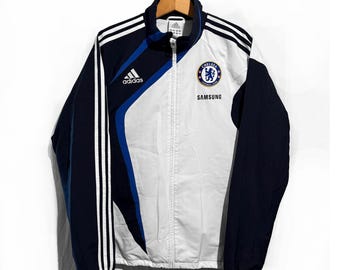 Chelsea 2000s Football Jacket Soccer Track Top Size L - Etsy