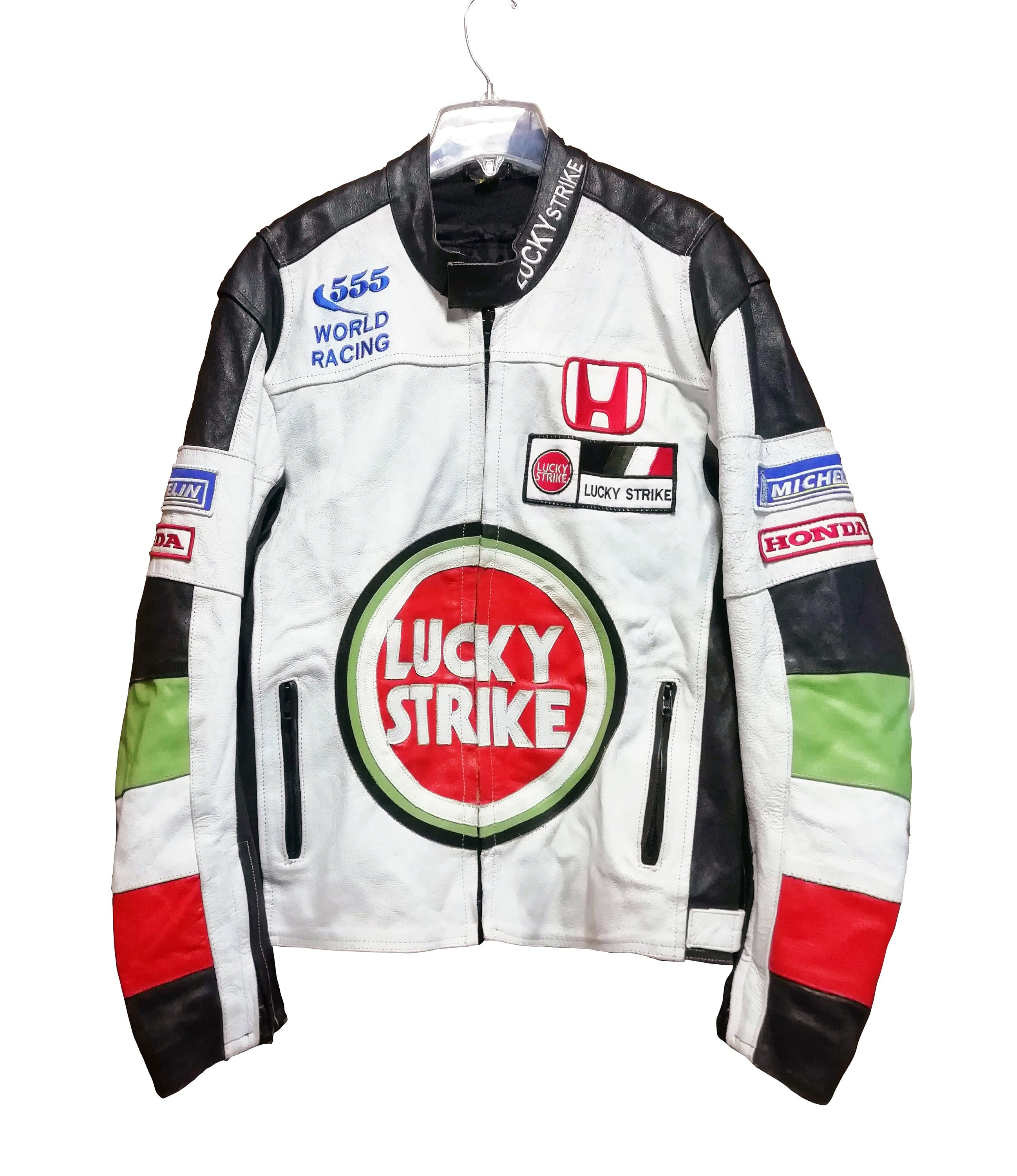 Lucky Strike Honda Leather Jacket Vintage Racing F1 Formula1 - Etsy