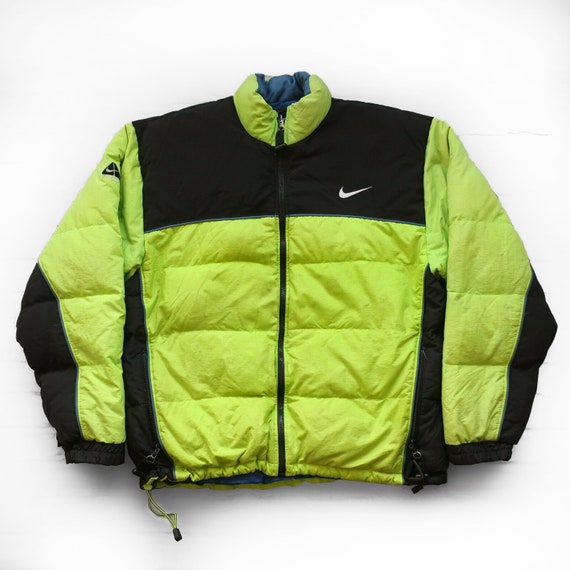 neon green jacket nike