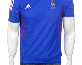 Vintage 2002 FRANCE Home Shirt ZINEDINE ZIDANE #10 Talla S/M - México