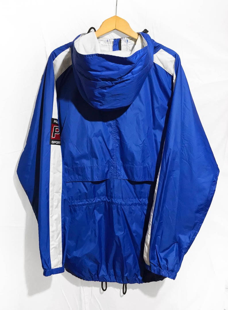 Vintage 1992 Polo Sport Windbreaker Jacket Big Logo Spell Out - Etsy