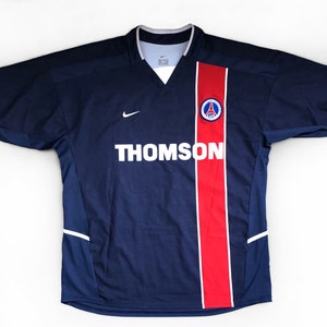 Paris Saint-Germain 2002-03 home Shirt Soccer jersey size L Maglia Trikot Camiseta