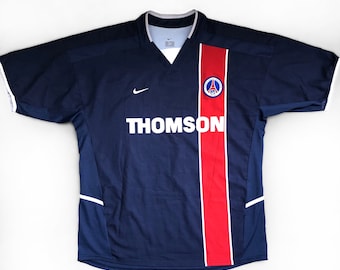 Paris Saint-Germain 2002-03 home Shirt Soccer jersey size L Maglia Trikot Camiseta