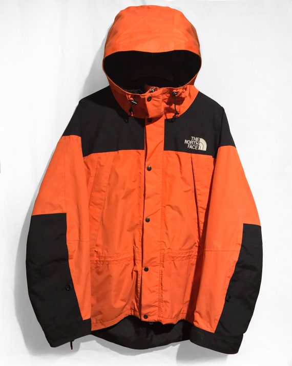 north face gore tex orange