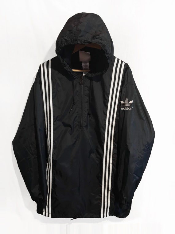 Coupe Vent Pull Adidas Etsy Manteau Smock Pluie Zippé Trefoil 5azaqnw