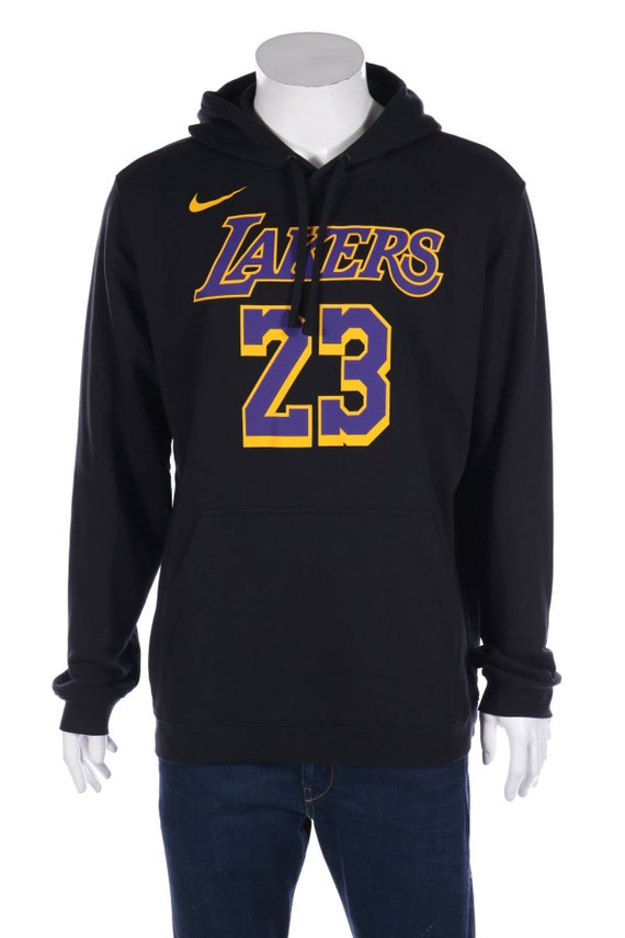 Nike Los Angeles Lakers NBA Lebron James 23 sudadera con - Etsy