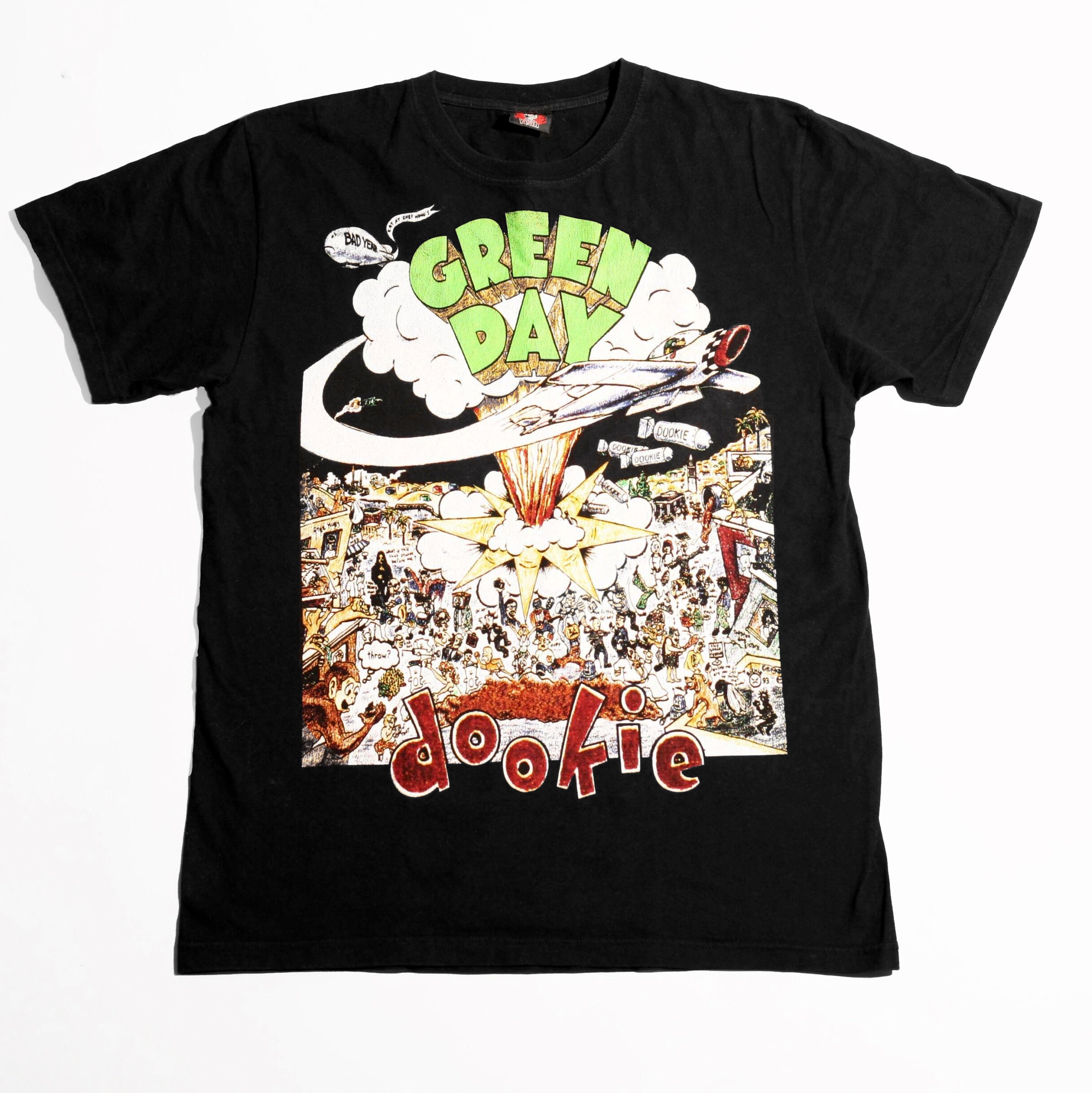 Rare Vintage Green DAY 1994 Dookie tshirt Size L Made in Etsy
