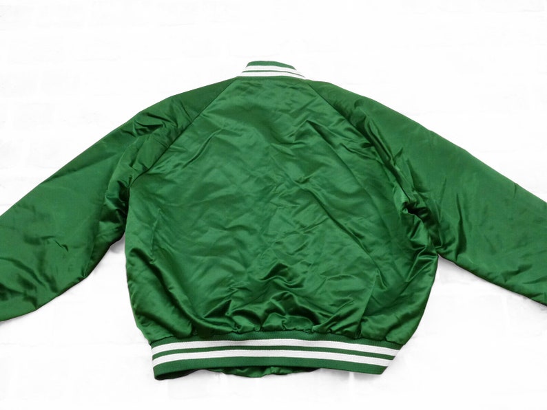 Vintage Boston Celtics Bomber Varsity Chalk Line Jacket | Etsy