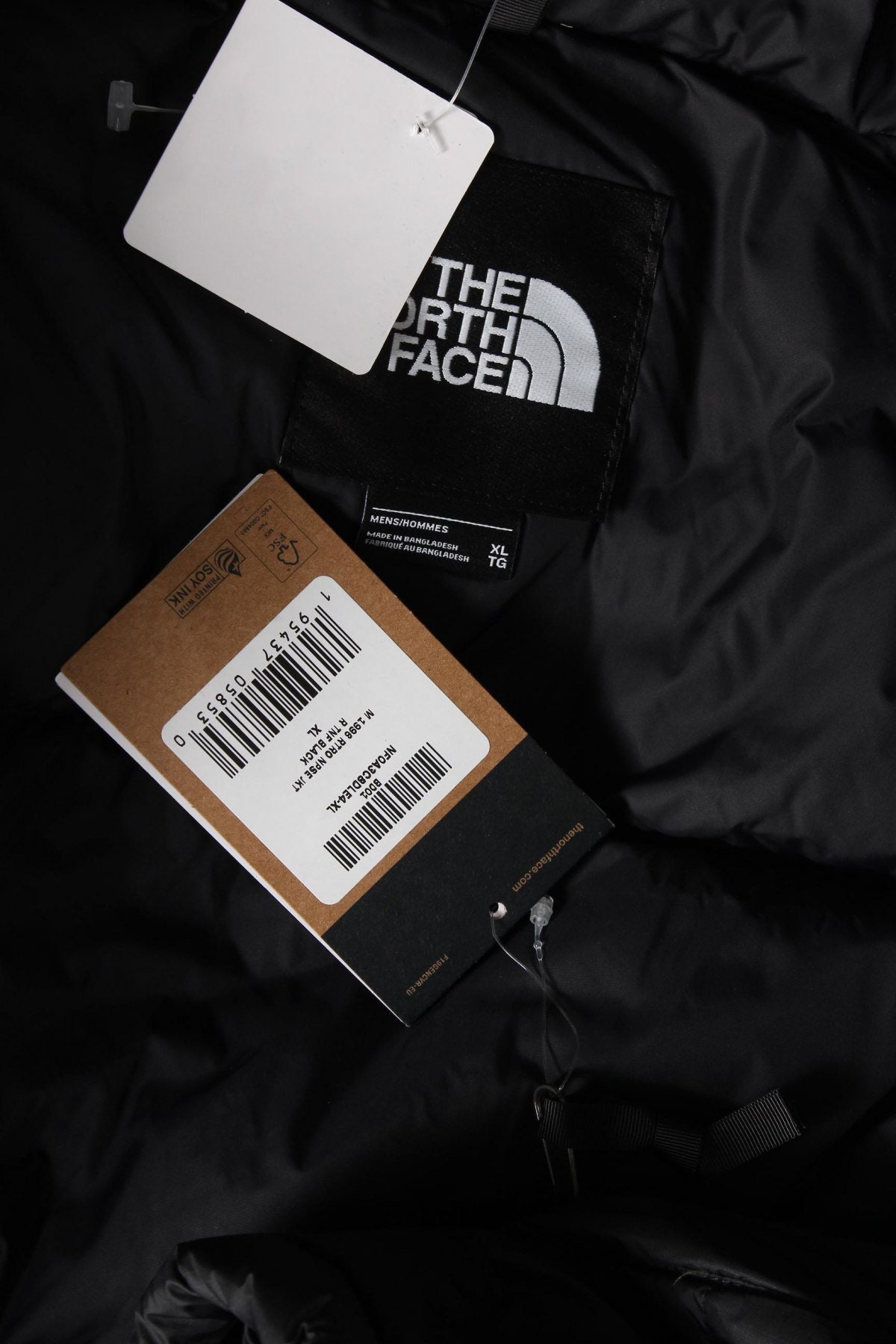 The North Face Men's 1996 Retro Nuptse Down Jacket Black The North Face Men's 1996 Retro Nuptse Down Jacket Black