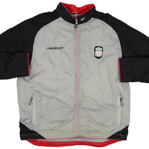 Liverpool  2003-04  Football jacket soccer track top Size XL reebok