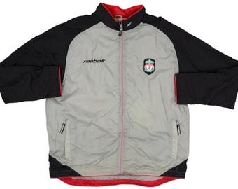 Liverpool  2003-04  Football jacket soccer track top Size XL reebok