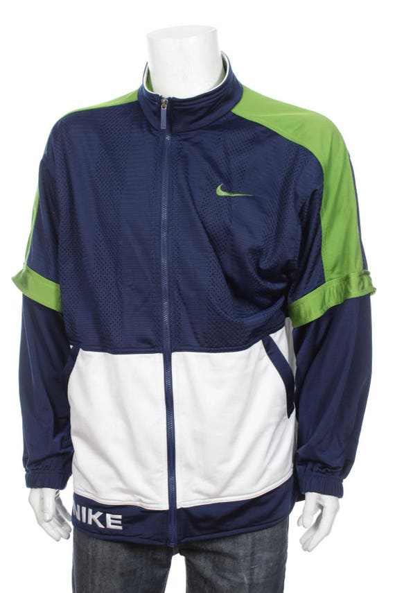 nike track top blue