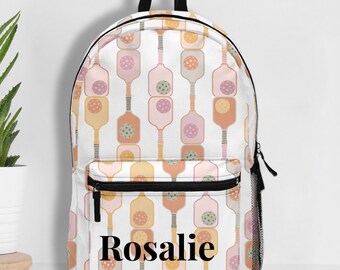 Backpack Pickleball with name Tote bag Back To School Elementary Duffel bag For Kindergarten School Shoulder Bag Gift Idea For Preschool Kid