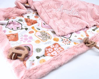 Custom Pickleball Blanket Baby Shower Present Girl Nursery Girl Bedding Baby Girl Gift Minky Blanket Sport Theme Pickleball Gift Wrap Soft