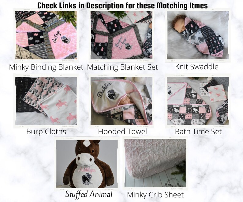 Pink Western Personalized Blanketcowgirl Blanket Western Etsy